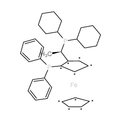 155806-35-2R829433 (R)-(-)-1[(S)-2-(二苯基膦)二茂铁]乙基二环己