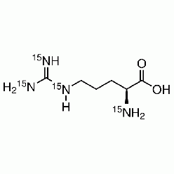 L801388 L-精氨酸盐酸盐-15N4, 丰度：10atom%；化学纯度：≥98.5%