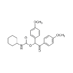 196599-80-1环己基氨基甲酸1,2-双(4-甲氧基苯基)-2-氧乙酯