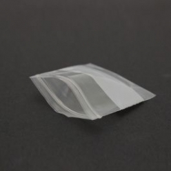 芯硅谷® C4931 带白色书写区透明自封袋,低密度聚乙烯,0.05mm(2mil)厚 