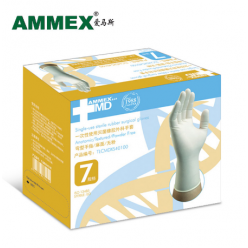 AMMEX灭菌橡胶外科手套 无粉